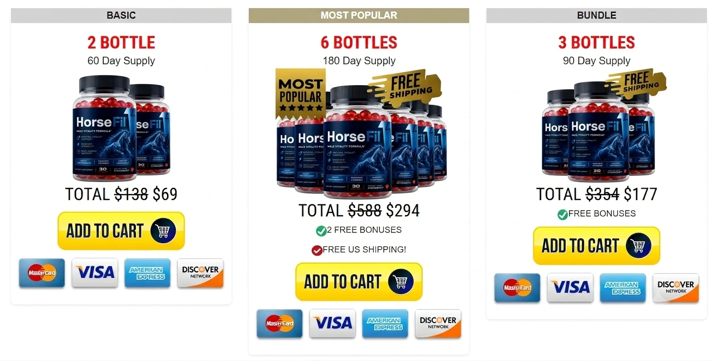 HorseFil Official Website Pricing and Special Deals HorseFil Official Price Packages and Discount Offers